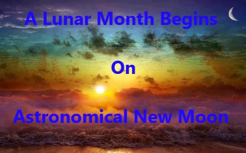 Astronomical New Moons